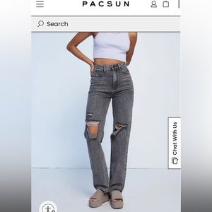 Pacsun 90’s Boyfriend High Waisted Ripped Jeans